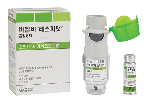 한국베링거인겔하임의 만성폐쇄성폐질환(COPD)치료제 ‘바헬바 레스피맷’