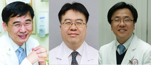 김우주 고려대 구로병원 감염내과 교수(왼쪽부터), 엄중식 가천대 길병원 감염내과 교수, 이재갑 한림대 강남성심병원 감염내과 교수