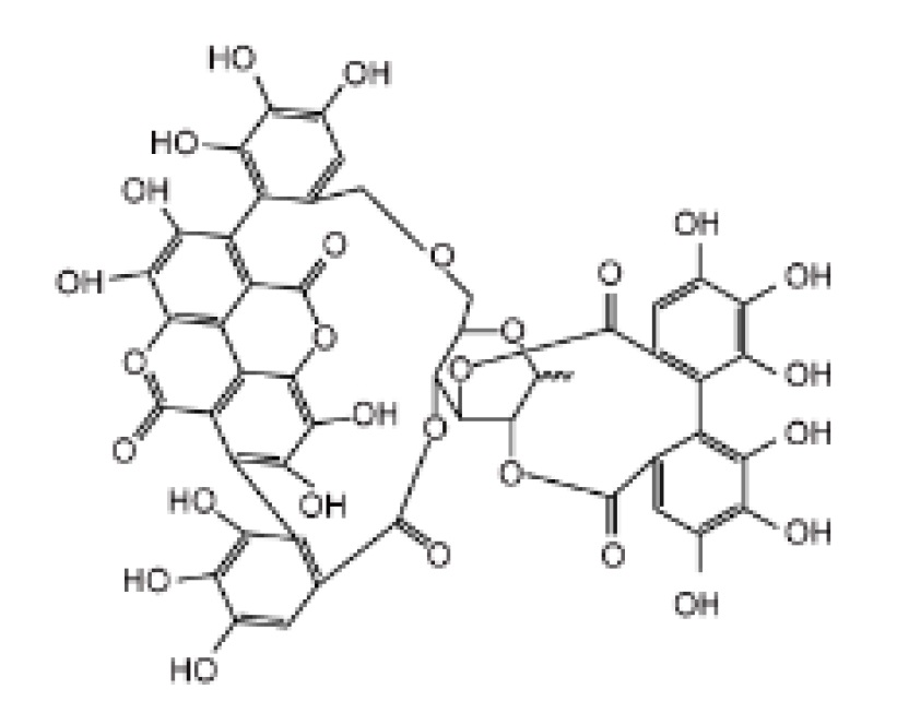 푸니칼라진(Punicalagin) 화학구조