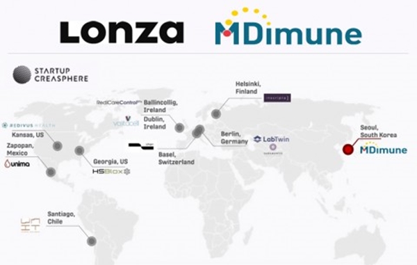 엠디뮨이 글로벌 엑소좀 분야 바이오 의약품 생산 1위인 ‘론자’의 한국 파트너가 됐다.